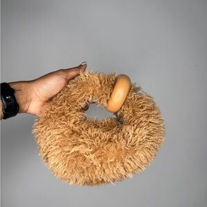 JW PEI Brown Fur Bag